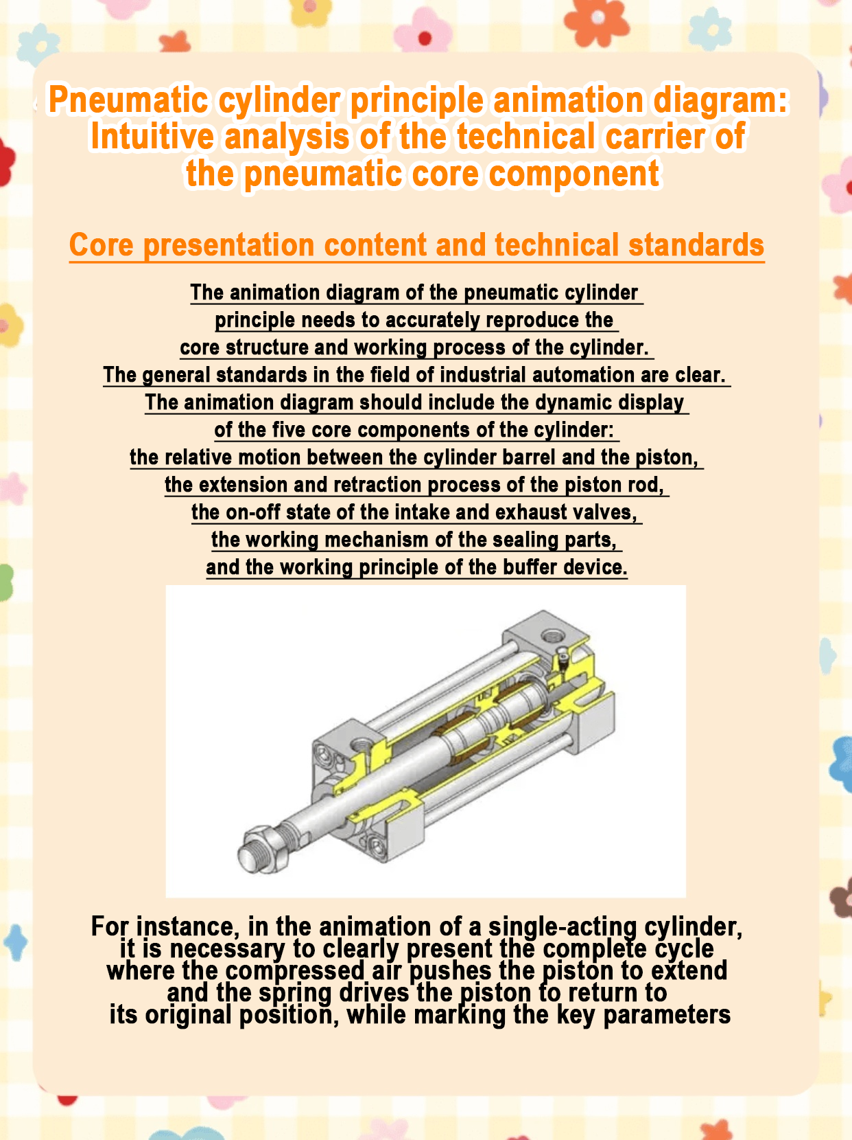 One Article to Understand Animation Diagram of Pneumatic Cylinder Principle One Article to Understand Animation Diagram of Pneumatic Cylinder Principle